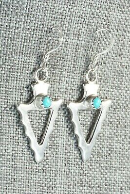 Turquoise & Sterling Silver Earrings - Pauline Nelson