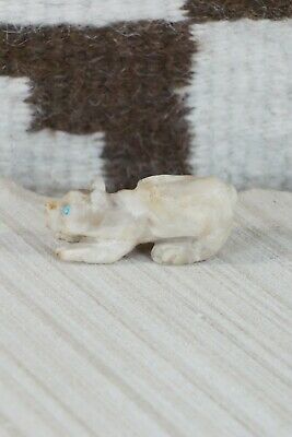 Mountain Lion Zuni Fetish Carving - Wilfred Cheama