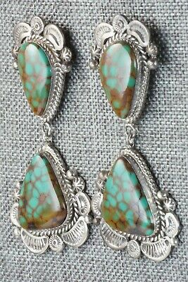 Turquoise and Sterling Silver Earrings - Ella Linkin