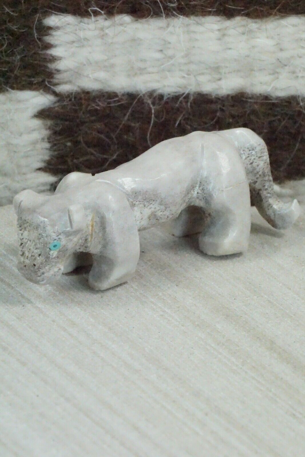 Buffalo Zuni Fetish Carving - Allison White