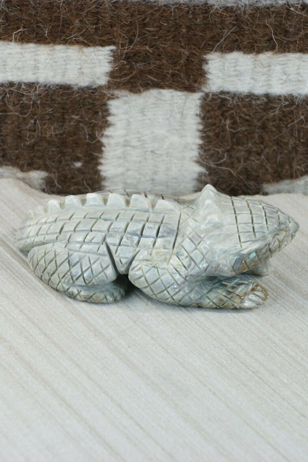 Horned Toad Zuni Fetish Carving - Jonas Hastito