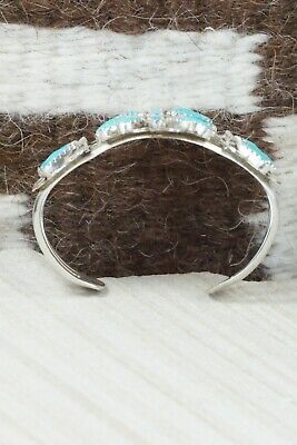Turquoise & Sterling Silver Bracelet - Philena Byjoe