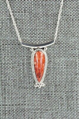 Spiny Oyster & Sterling Silver Necklace - Sharon McCarthy