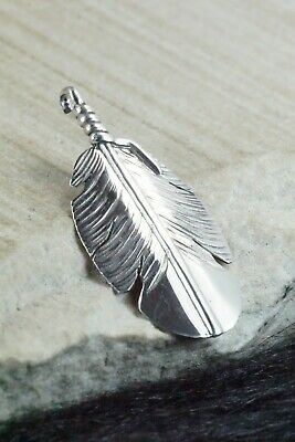 Sterling Silver Feather Pendant - Ben Begay