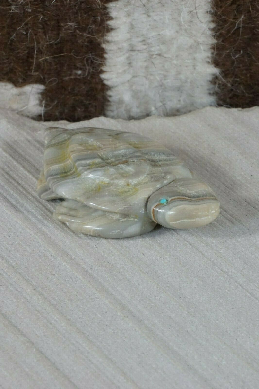 Turtle Zuni Fetish Carving - Calvin Weeka Jr - High Lonesome Trading