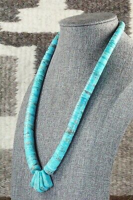 Turquoise & Sterling Silver Necklace - Lupe Lovato