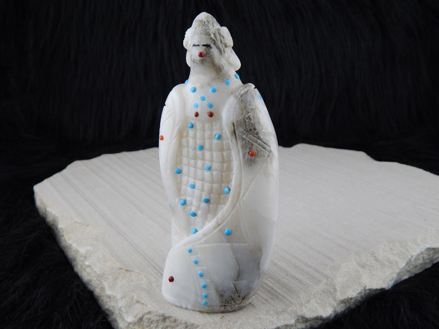 Corn Maiden Zuni Fetish Carving - Michael Laweka - High Lonesome Trading