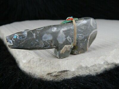 Bear Zuni Fetish Carving - Jimmy Yawakia - High Lonesome Trading