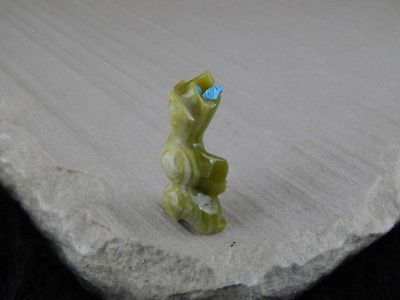 Bear Zuni Fetish Carving - Andres Quam - High Lonesome Trading