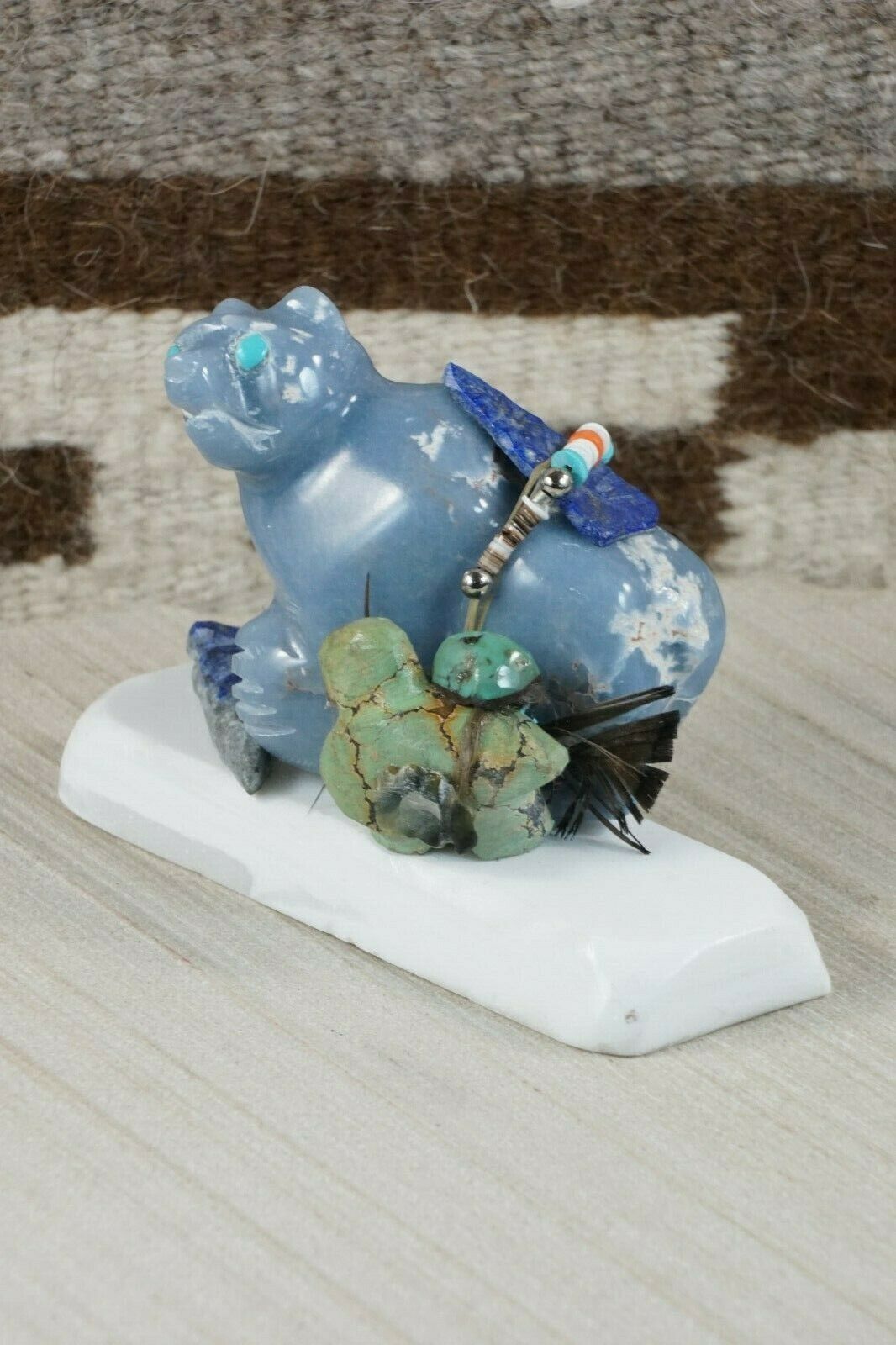 Bear Zuni Fetish Carving - Lance Deysee - High Lonesome Trading