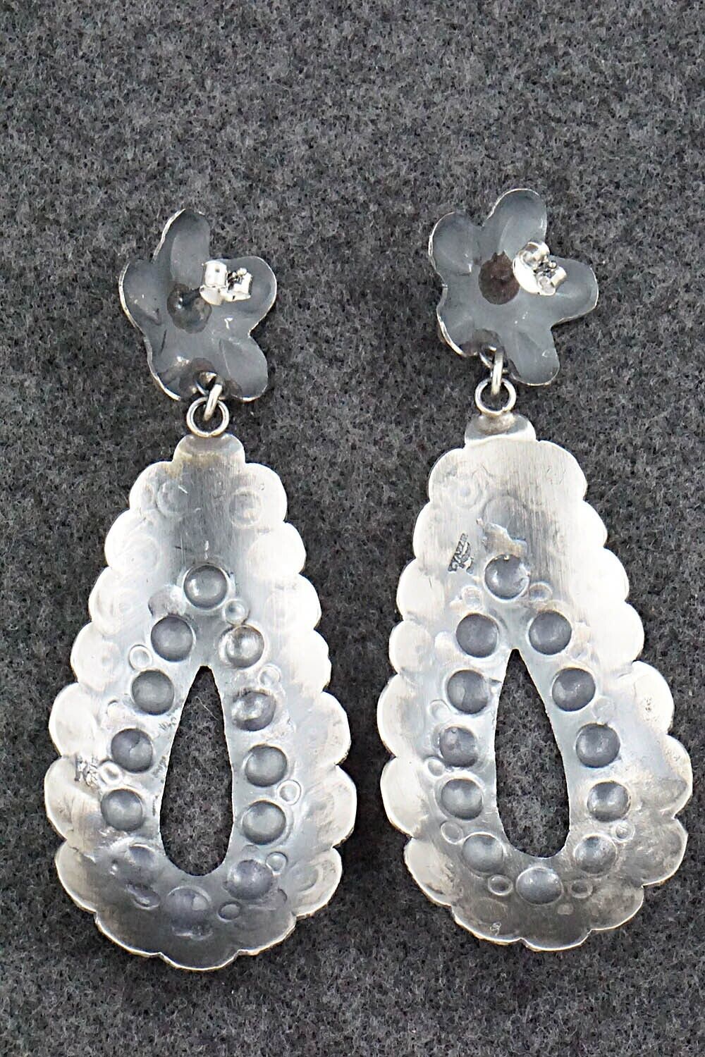 Turquoise & Sterling Silver Earrings - Gabrielle Yazzie