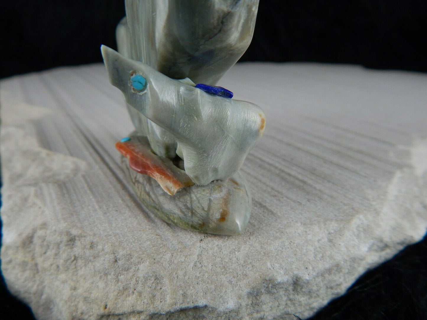 Bears Zuni Fetish - Della Haloo - Zuni Bears Carving - High Lonesome Trading