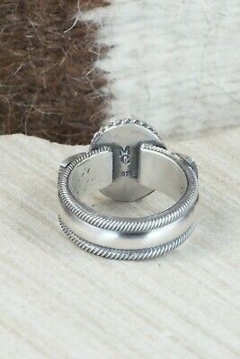 Turquoise and Sterling Silver Ring - Michael Calladitto - Size 6.75