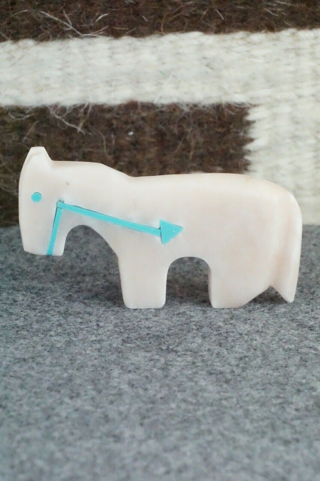 Horse Zuni Fetish Carving - Bernard Laiwakete - High Lonesome Trading