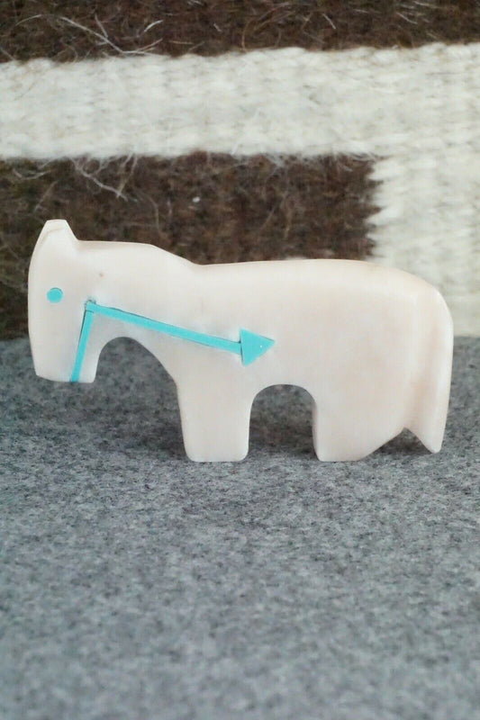 Horse Zuni Fetish Carving - Bernard Laiwakete - High Lonesome Trading