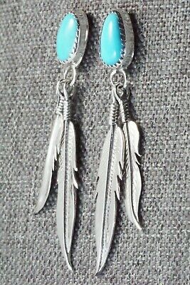 Turquoise and Sterling Silver Earrings - Sharon McCarthy