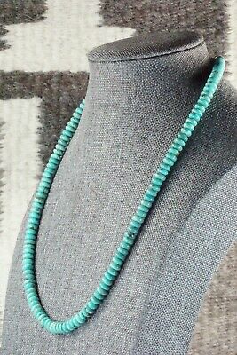 Turquoise & Sterling Silver Necklace - Navajo