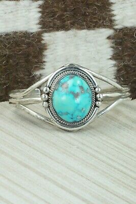 Turquoise and Sterling Silver Bracelet - Navajo
