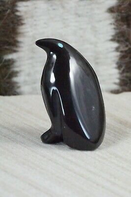 Penguin Zuni Fetish Carving - Calvert Bowannie
