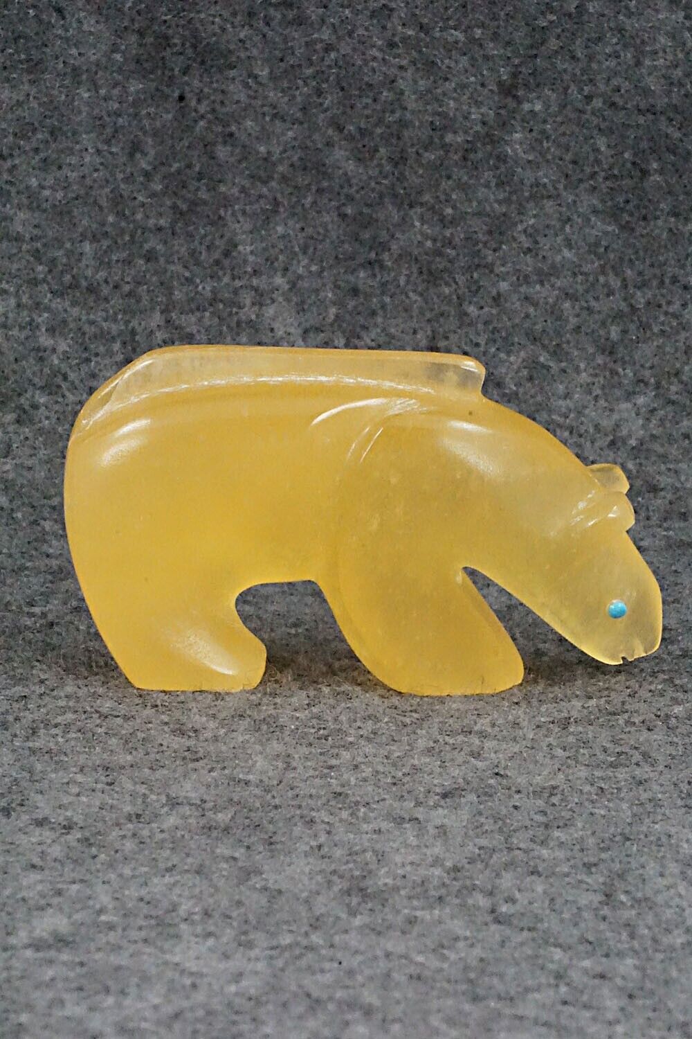 Mountain Lion Zuni Fetish Carving - Ronnie Lunasee