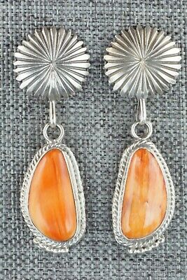 Spiny Oyster & Sterling Silver Earrings - Verley Betone