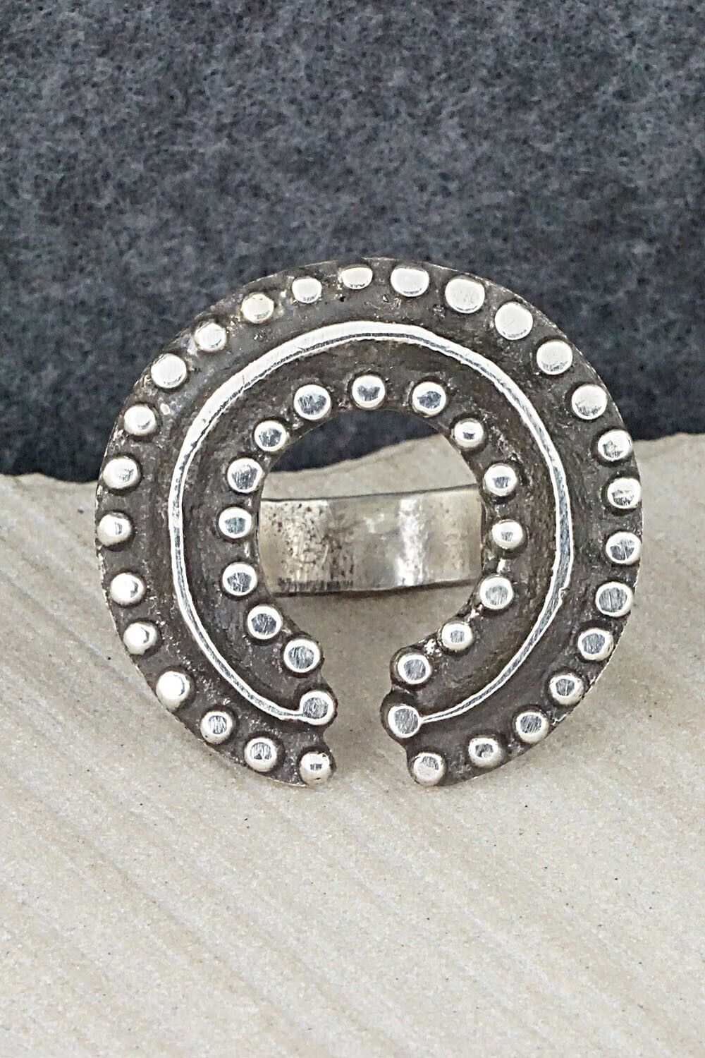 Sterling Silver Ring - Delbert Arviso - Size 8
