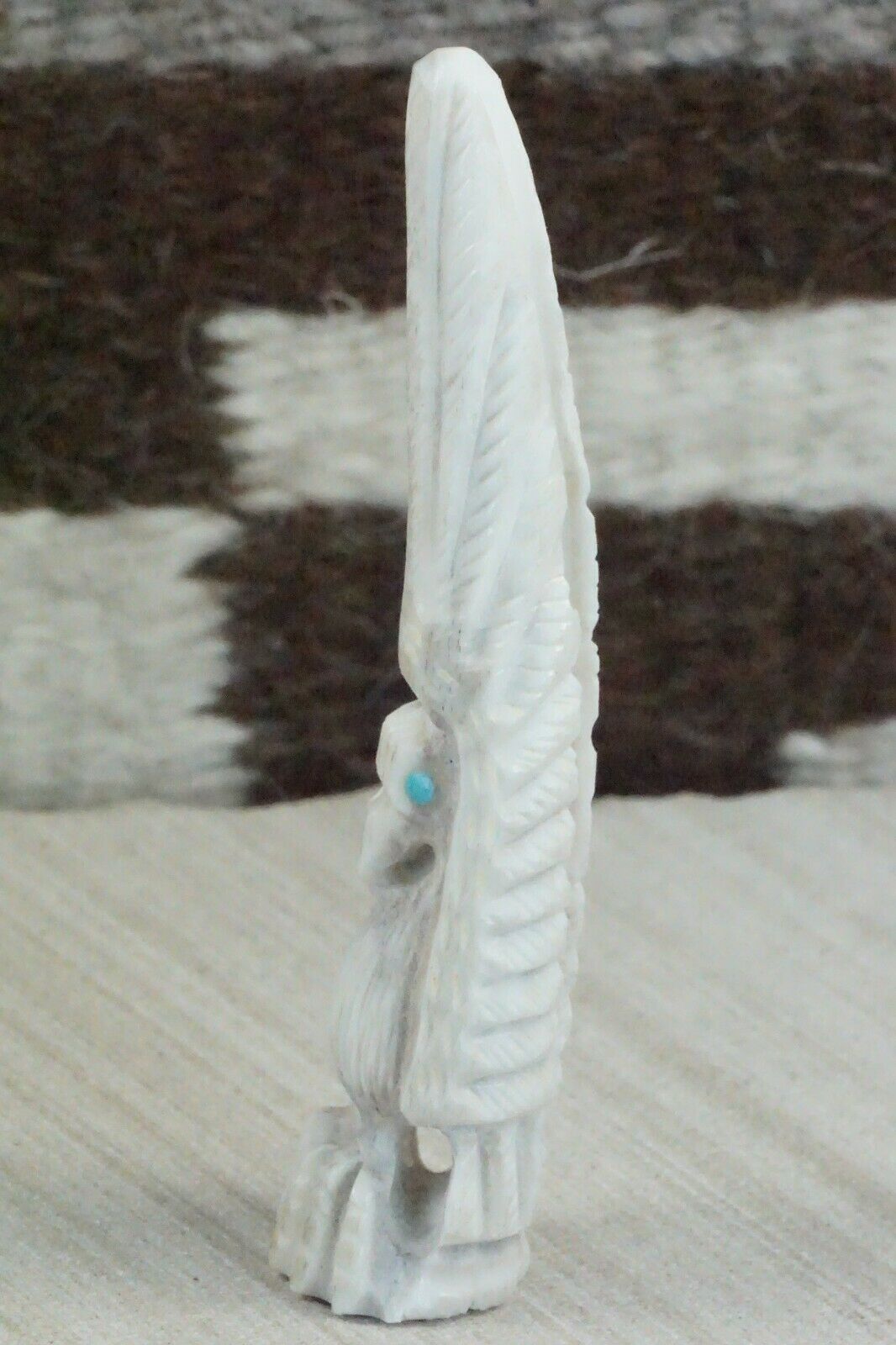 Eagle Zuni Fetish Carving - Garrick Weeka