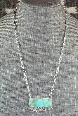 Turquoise & Sterling Silver Necklace - Greg Yazzie