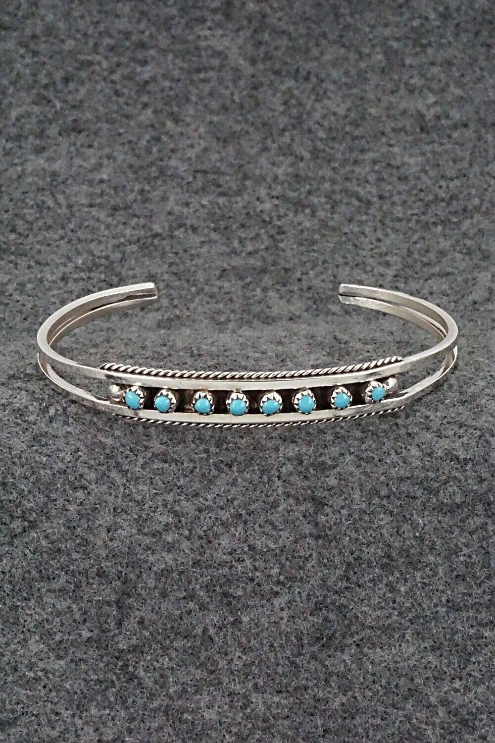 Turquoise & Sterling Silver Bracelet - Susie Livingston