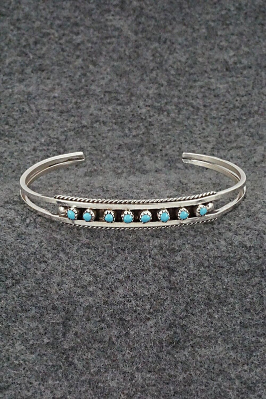 Turquoise & Sterling Silver Bracelet - Susie Livingston