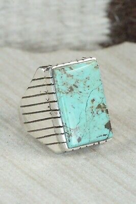 Turquoise and Sterling Silver Ring - Ray Jack - Size 9.75