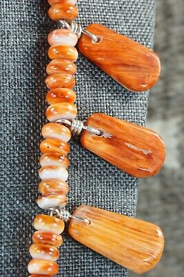 Santo Domingo Spiny Oyster Necklace - Lupe Lovato