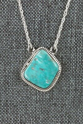 Navajo Turquoise & Sterling Silver Necklace - Annie Spencer
