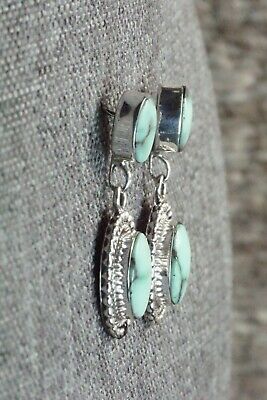 Turquoise & Sterling Silver Earrings - Verley Betone