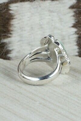 Turquoise & Sterling Silver Ring - Irvin Tsosie - Size 9.25