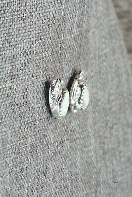 Opal & Sterling Silver Earrings - Elaine Shirley