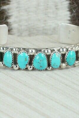 Turquoise & Sterling Silver Bracelet - Darlene Begay