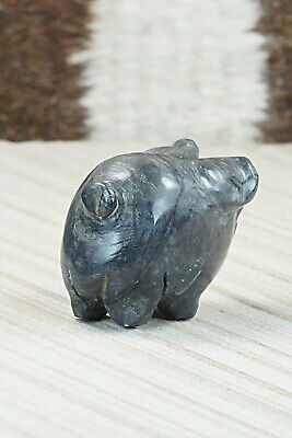 Pig Zuni Fetish Carving - Stanton Hannaweeke