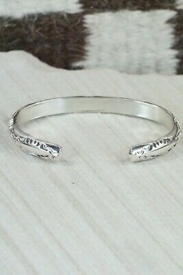 Navajo Sterling Silver Bracelet - Elaine Tahe