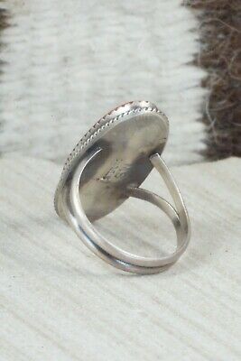 Spiny Oyster & Sterling Silver Ring - Selina Warner - Size 8.75