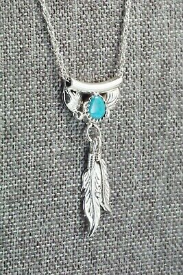 Turquoise & Sterling Silver Necklace - Sharon McCarthy