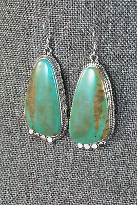 Navajo Turquoise & Sterling Silver Earrings - Sharon McCarthy