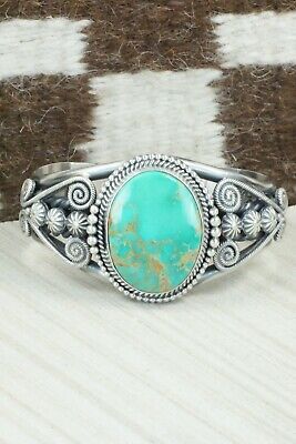 Royston Turquoise & Sterling Silver Bracelet - Michael Calladitto