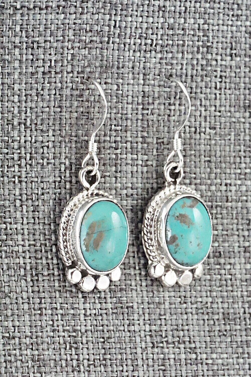 Turquoise and Sterling Silver Earrings - Sharon McCarthy