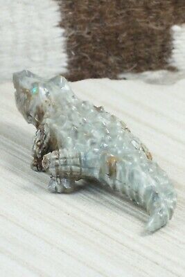 Crocodile Zuni Fetish Carving - Joseph Zunie