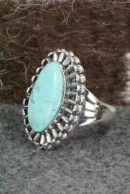 Turquoise & Sterling Silver Ring - Jimson Belin - Size 10