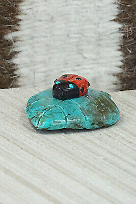 Ladybug Zuni Fetish Carving - Reynold Lunasee