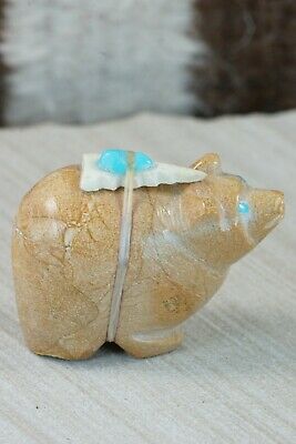 Bear Zuni Fetish Carving - Delvin Leekya