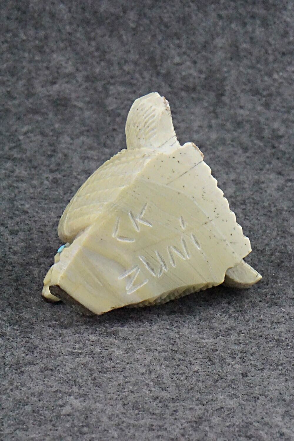 Turkey Zuni Fetish Carving - Carlton Kaamasee
