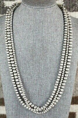 3 Strand Sterling Silver Necklace - Jan Mariano